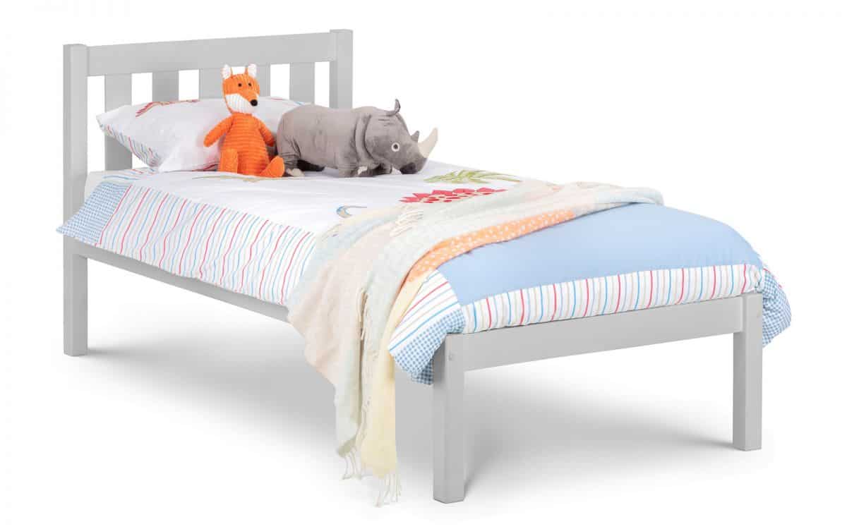 4ft6 Deluna Bedframe - Dove Grey - Image 2