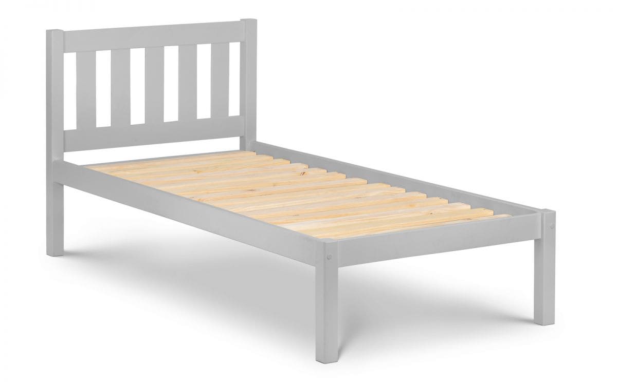 4ft6 Deluna Bedframe - Dove Grey - Image 4