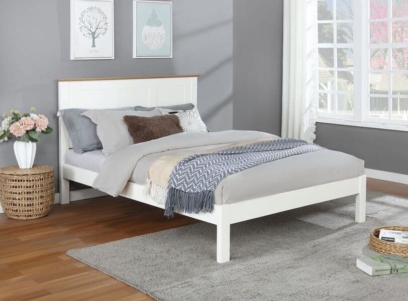 Flintshire 5ft Conway Bedframe - White | Buy Online | Beds.ie