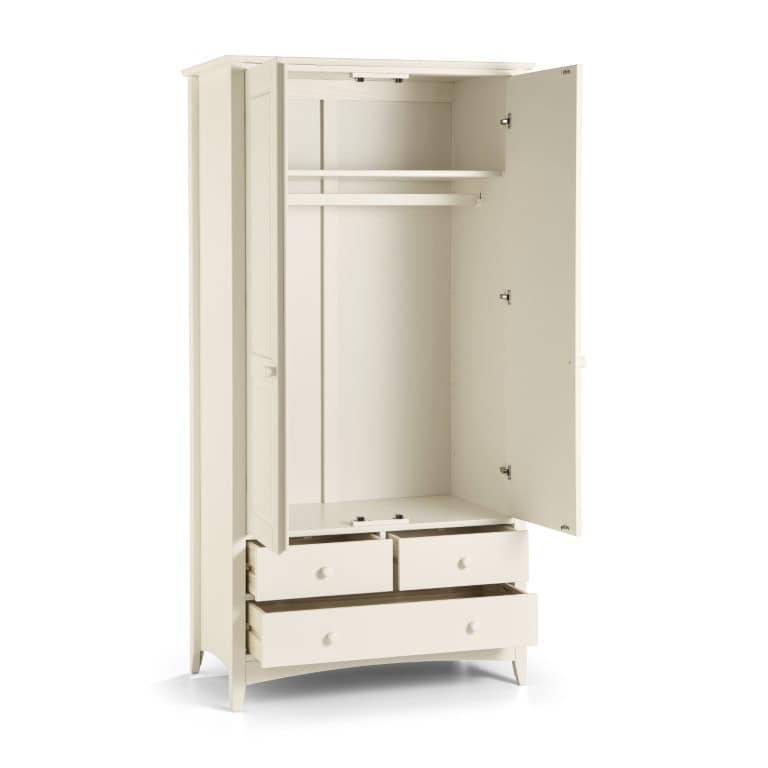 Vignette Combination Wardrobe - Stone White - Image 3