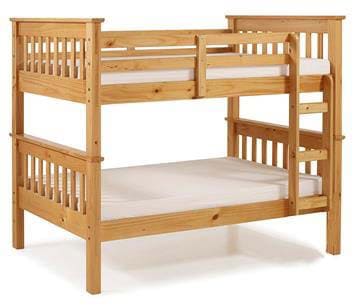 Argyle Twin Bunk Bed - Rustic Pine | Buy Online | Beds.ie
