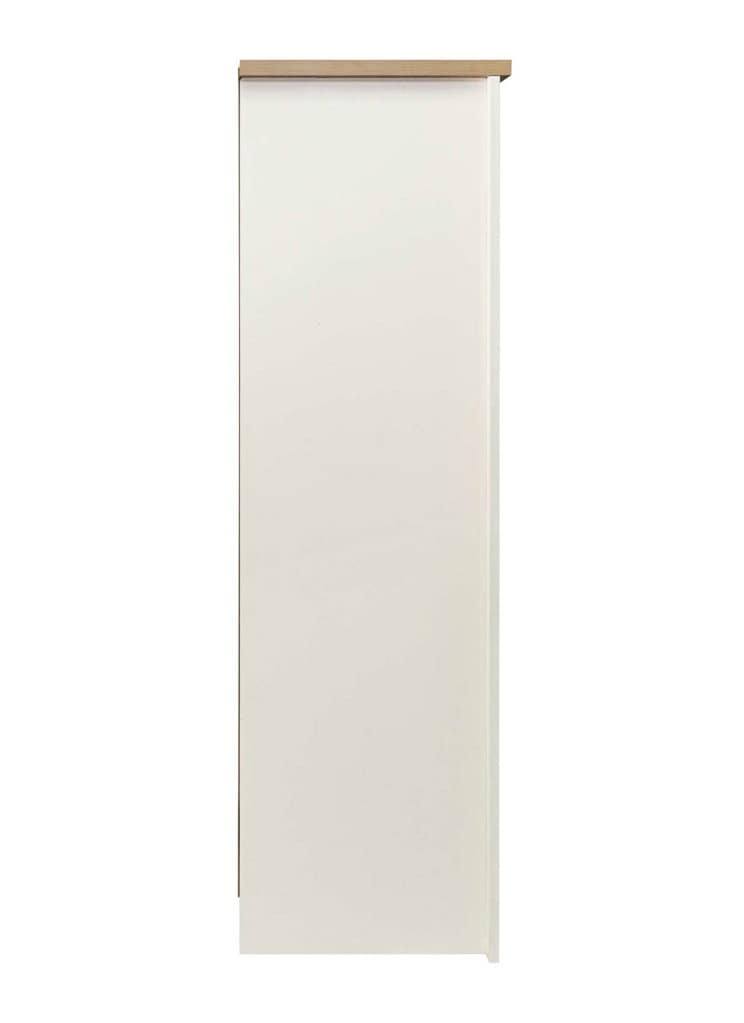 Highgate 3 Door Wardrobe - Cream & Oak - Image 5