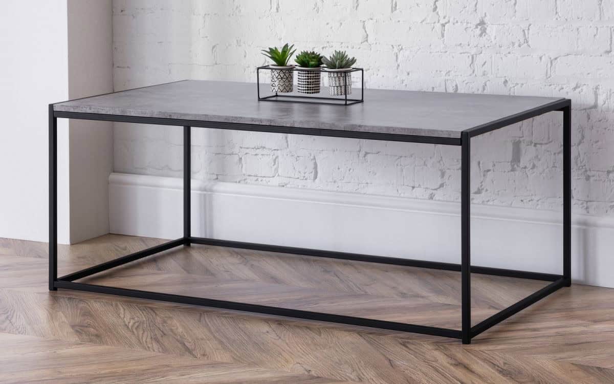 Sawmill Coffee Table - Concrete Grey | Buy Online | Beds.ie