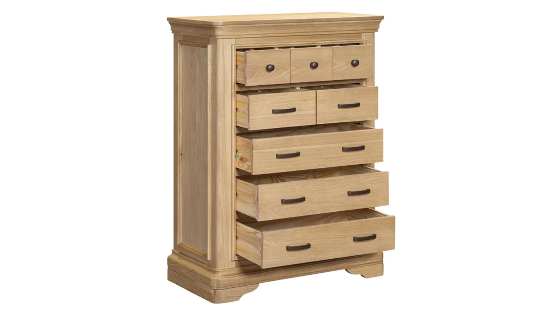 Honey B Oslo Chest Of 8 Drawers - Light Oak - Image 3