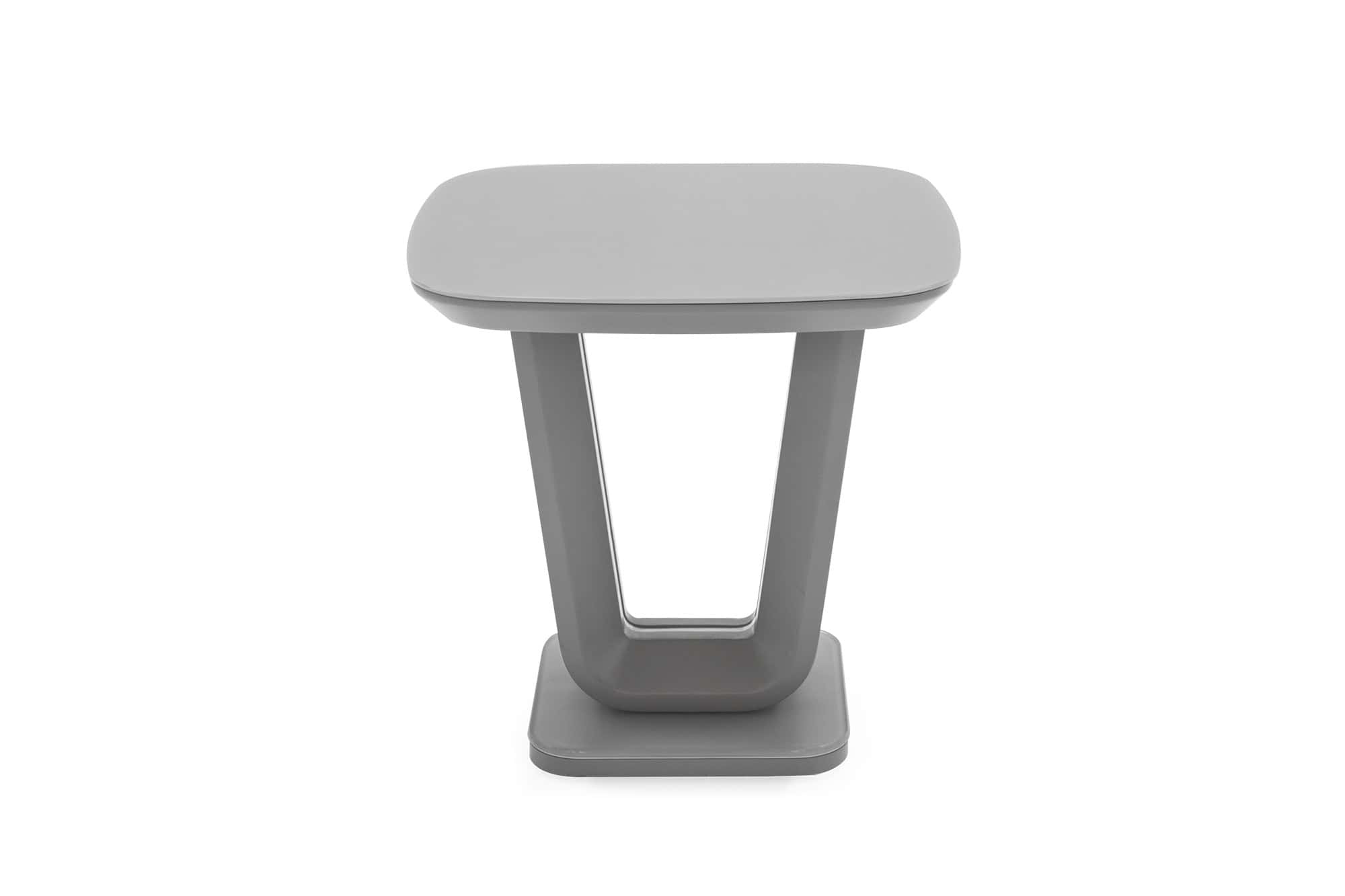 Lazzaro Lamp Table - Light Grey Matt | Buy Online | Beds.ie