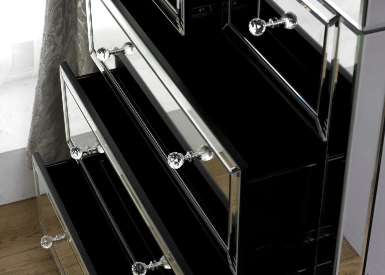 Valencia Mirrored 3+2 Drawer Chest - Image 3