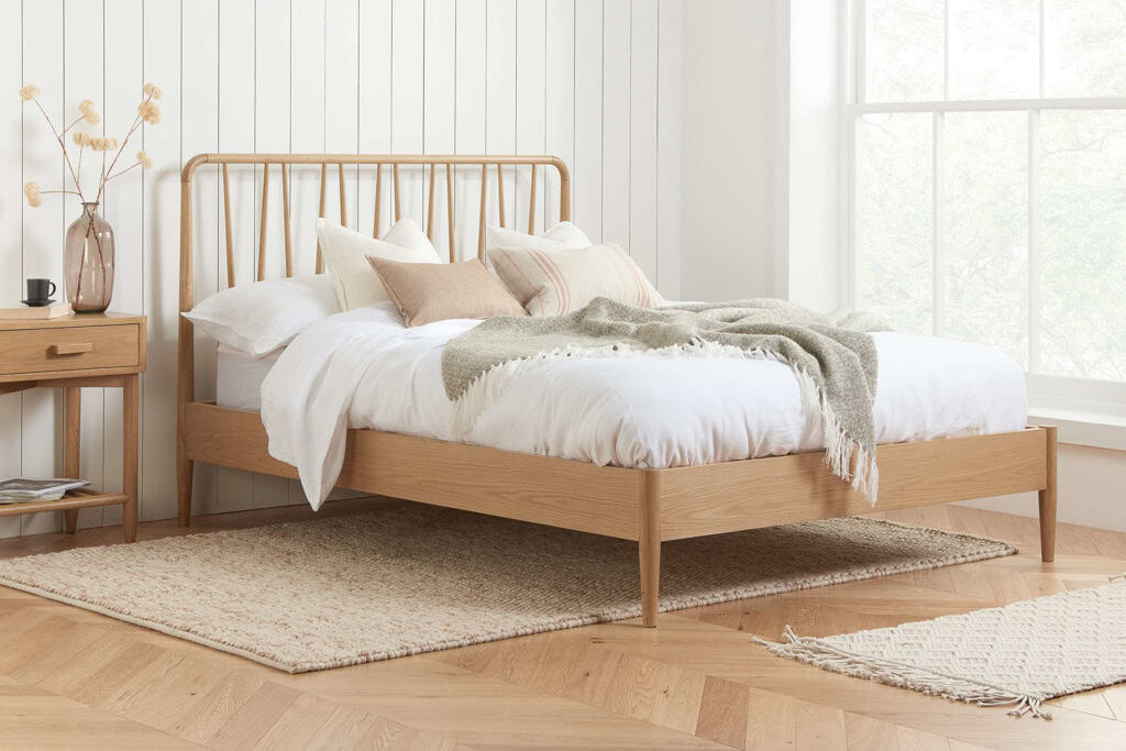 Jesper 5ft Bedframe - Oak | Buy Online | Beds.ie