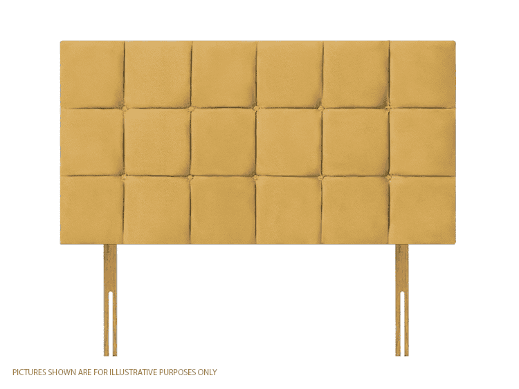 Apollo 5ft Croydon Headboard - Velvet Beige | Buy Online | Beds.ie