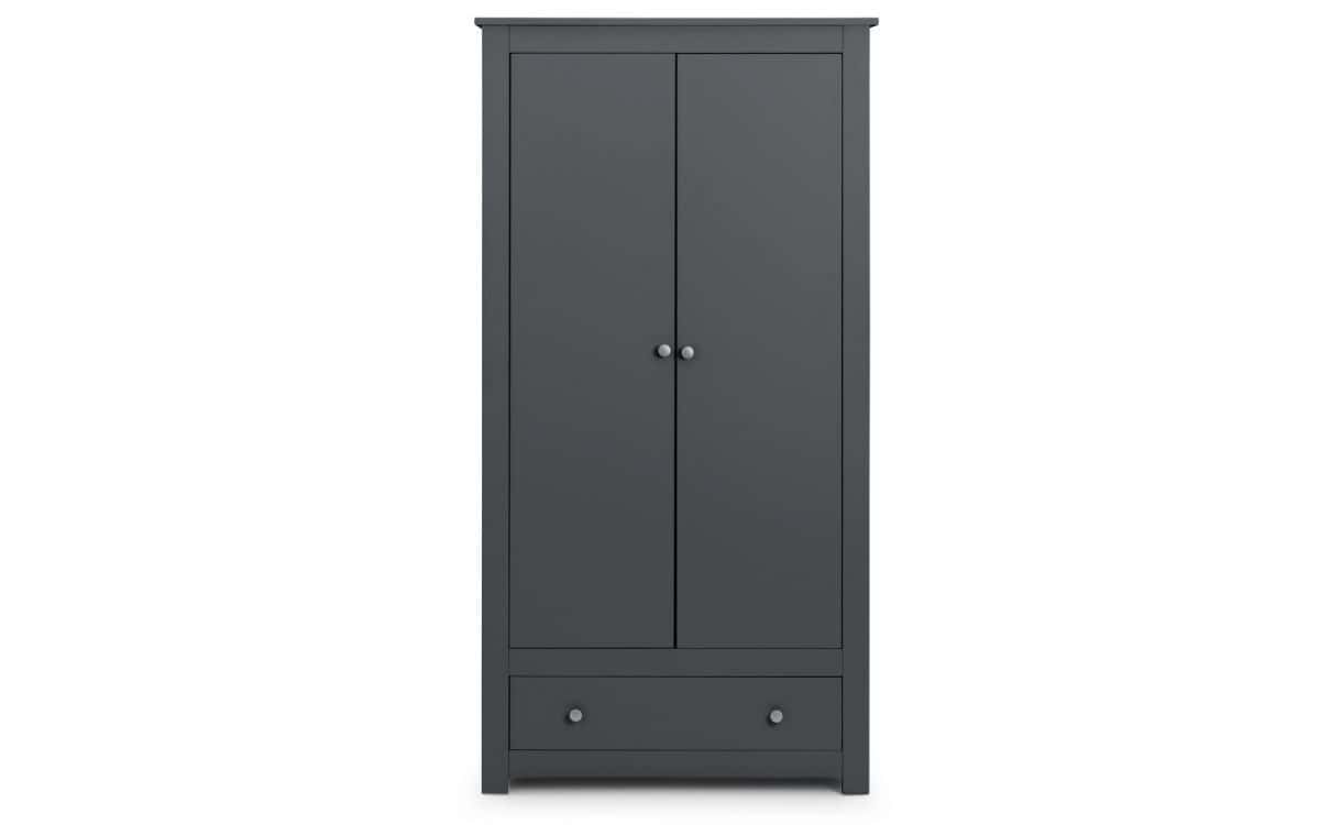 Scottie Wardrobe - Anthracite | Buy Online | Beds.ie