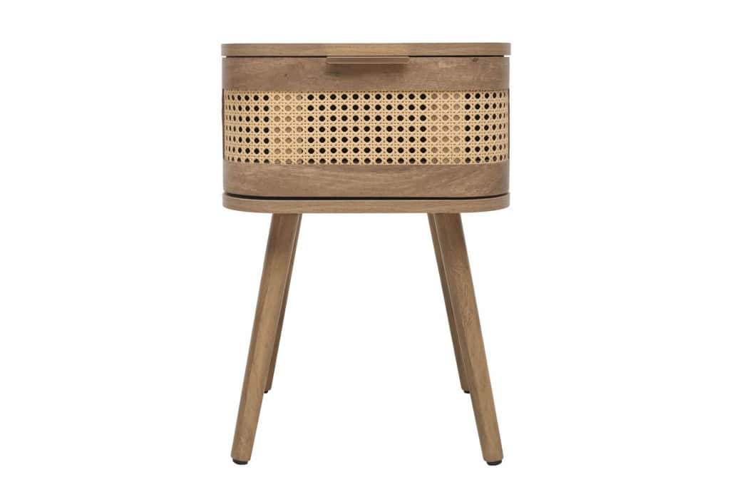 Noah 1 Drawer Bedside - Oak - Image 8