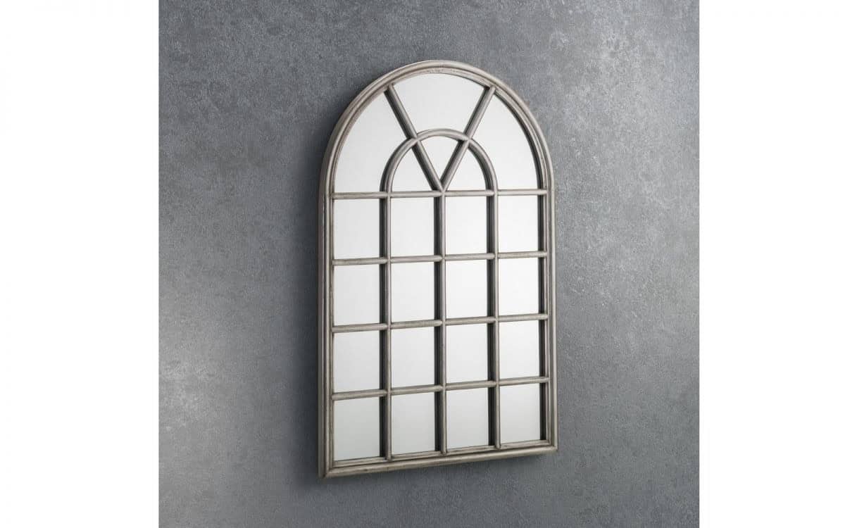 Nocturne Window Wall Mirror - Silver | Buy Online | Beds.ie