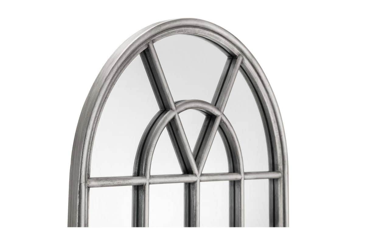 Nocturne Window Wall Mirror - Silver - Image 3