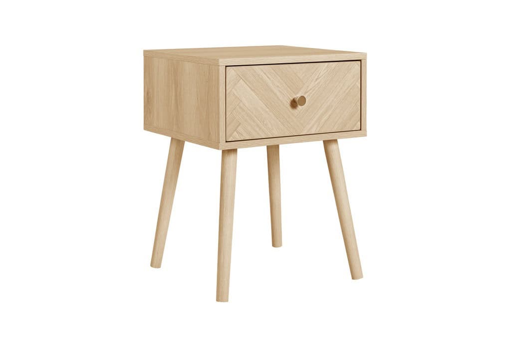 Herringford 1 Drawer Bedside - Oak | Buy Online | Beds.ie