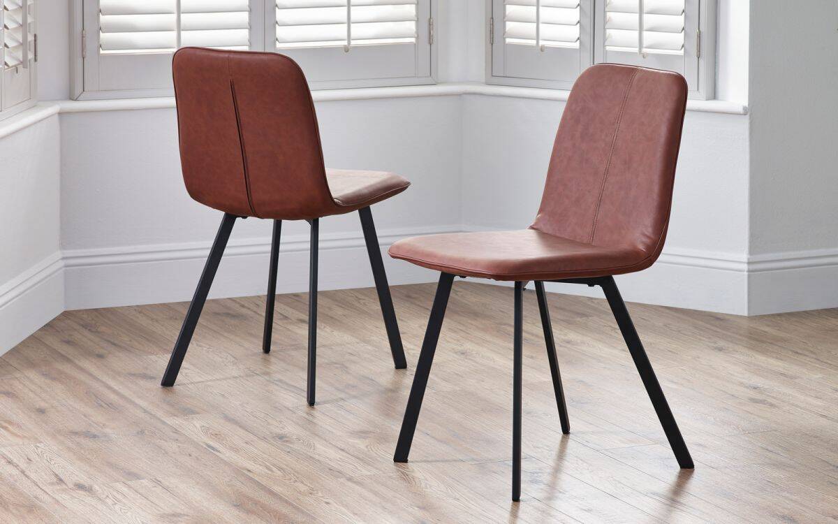 Gaia Dining Chair - Brown | Buy Online | Beds.ie