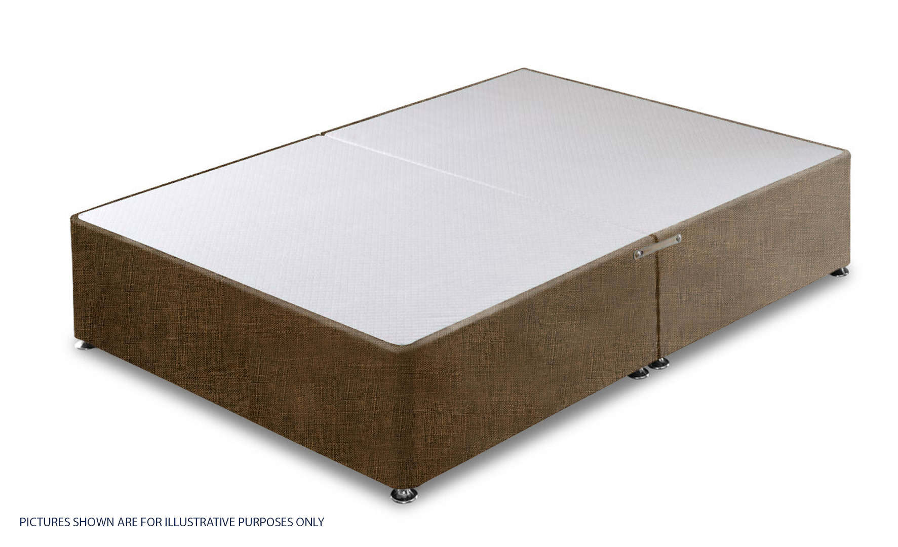 Apollo 5ft Azzure Brown Divan Base | Buy Online | Beds.ie