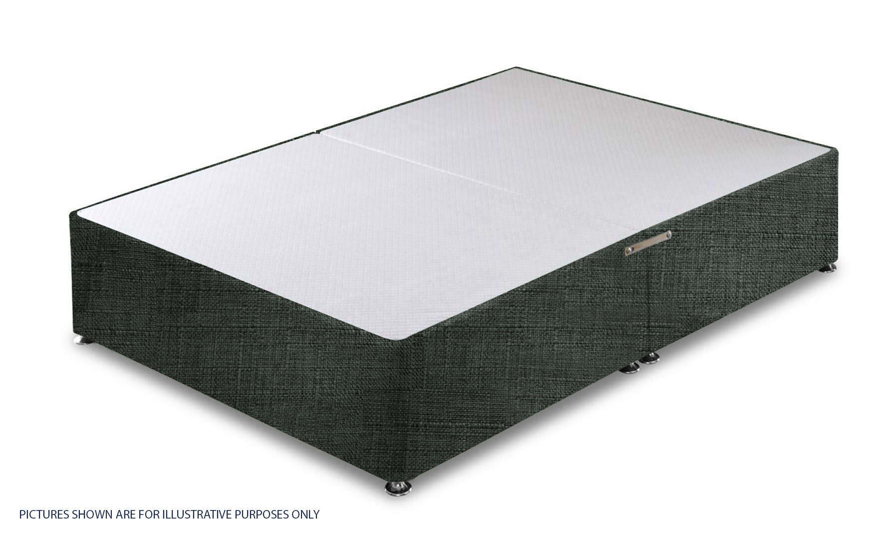 Apollo 5ft Azzure Dark Grey Divan Base | Buy Online | Beds.ie