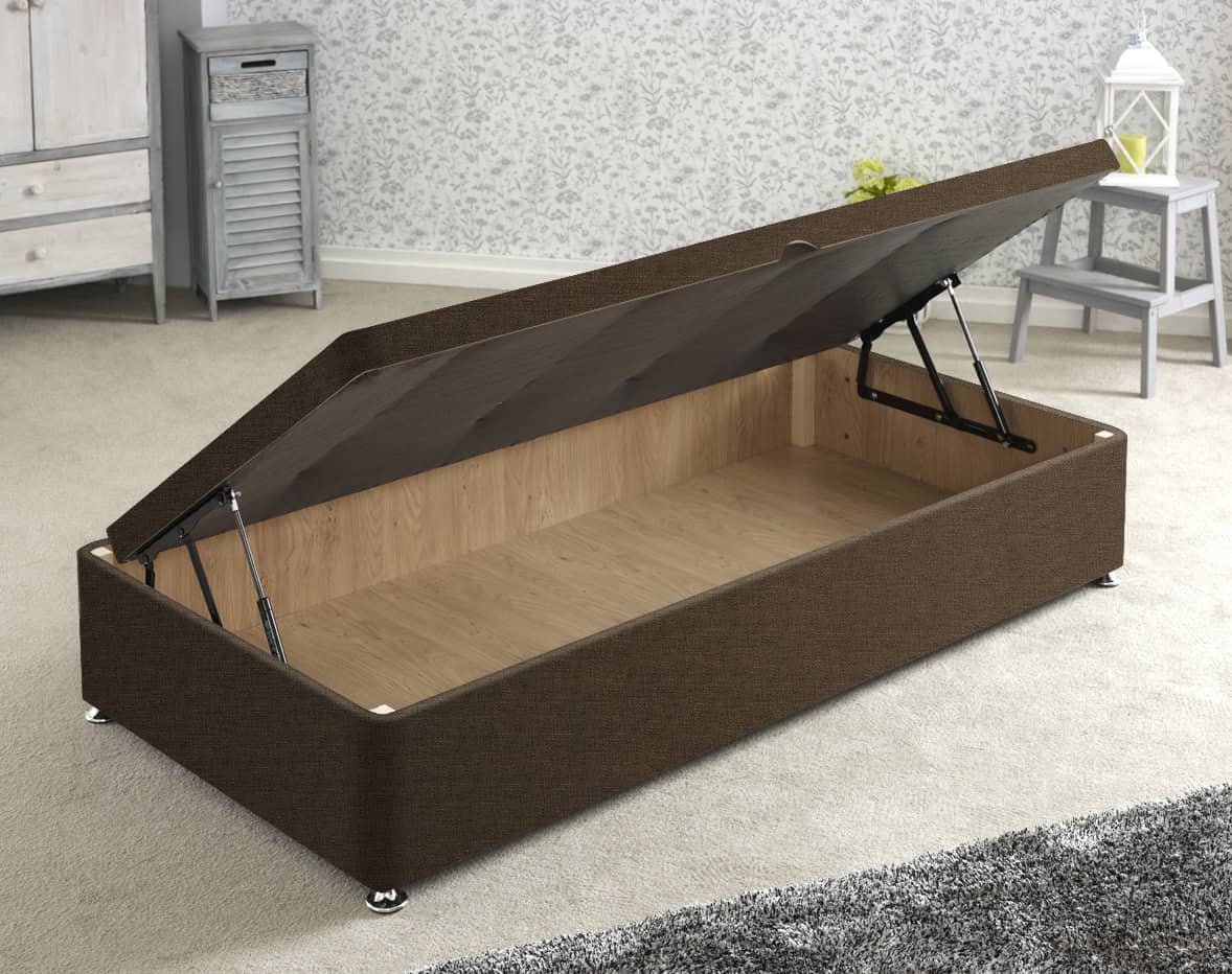 Apollo 3ft Azzure Hessian Side Ottoman Base | Buy Online | Beds.ie