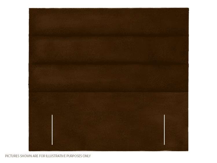 Apollo 3ft Paris Headboard - Velvet Brown | Buy Online | Beds.ie