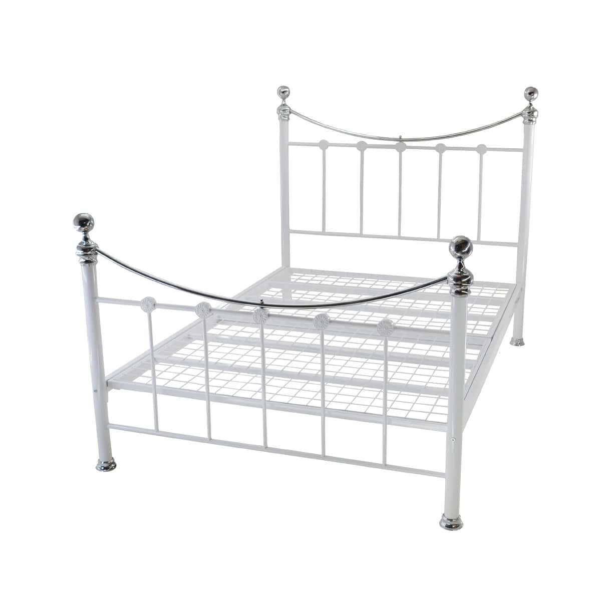 Cambridge 4ft Contract Bedframe in White - Image 2