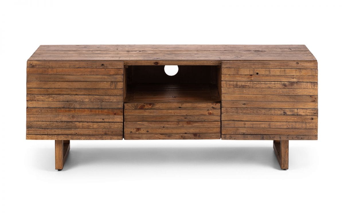Wobage Media Unit - Reclaimed Pine - Image 5