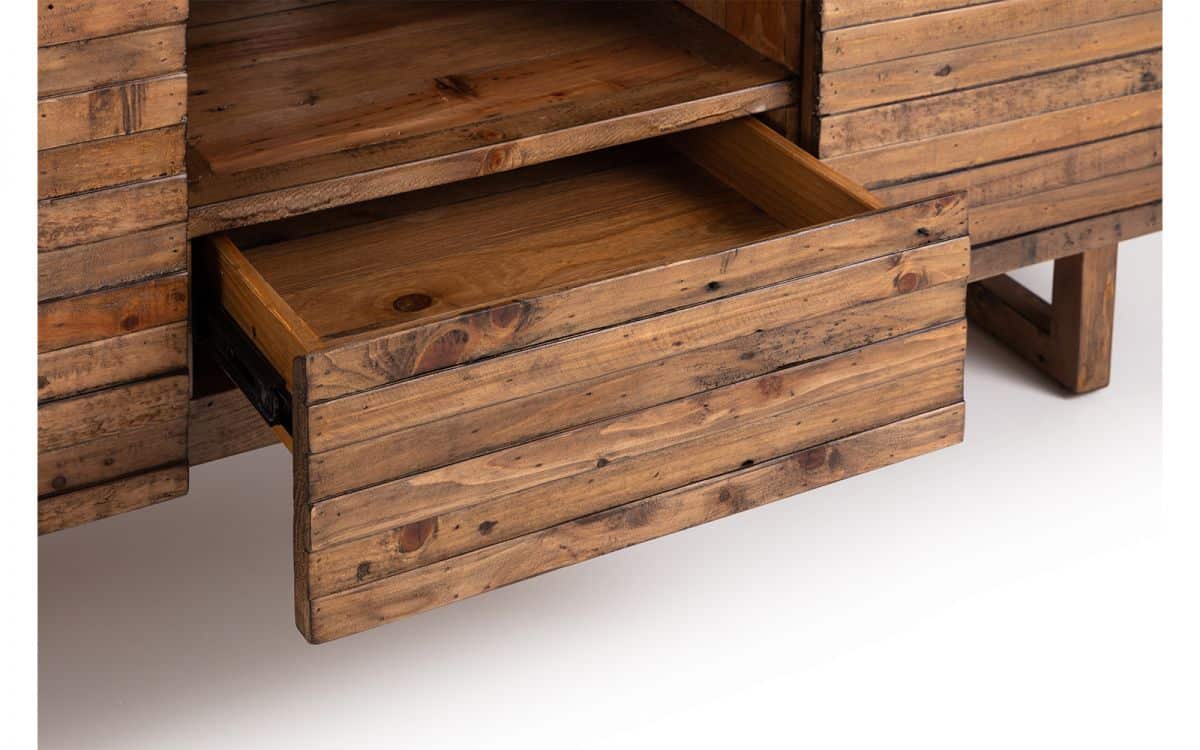Wobage Media Unit - Reclaimed Pine - Image 7