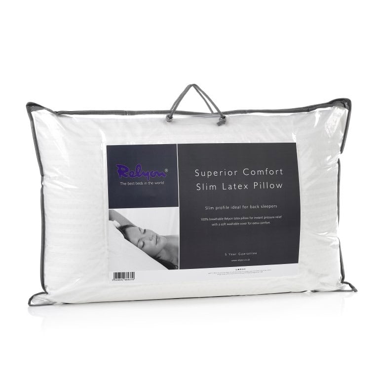 Relyon Superior Comfort Slim Latex Pillow | Buy Online | Beds.ie