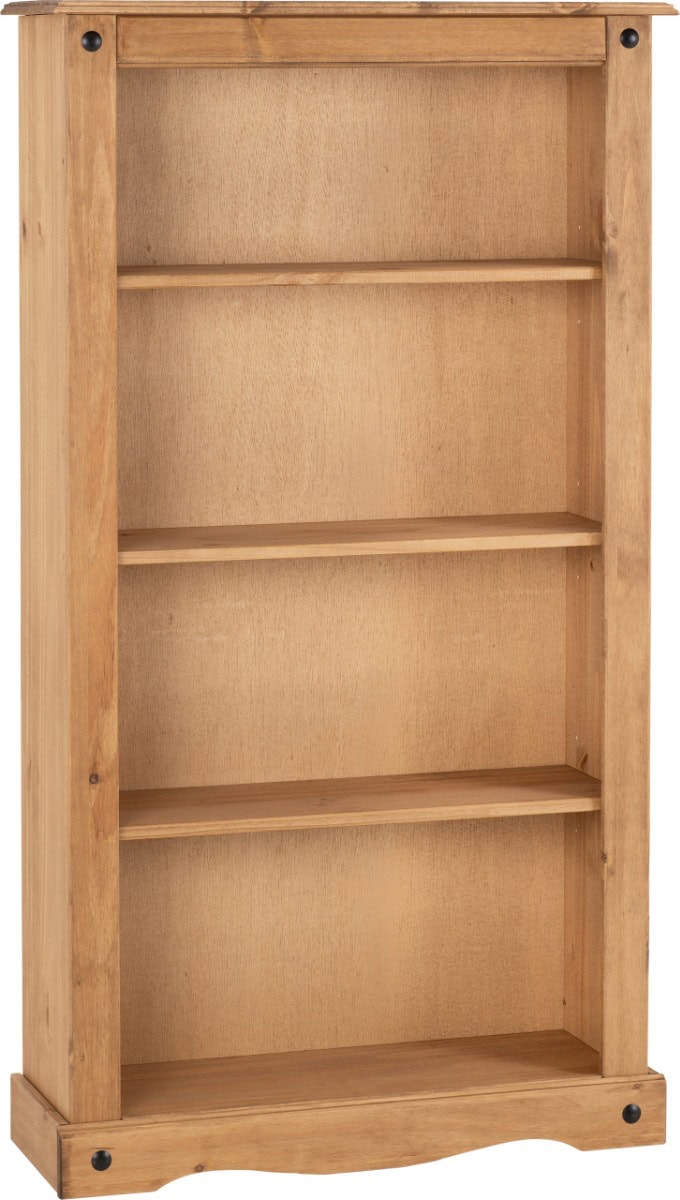Corona Medium Bookcase - Waxed Pine - Image 2