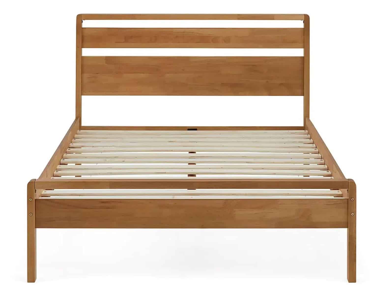 Skandi 5ft Mid-Century Bedframe - Oak - Image 3