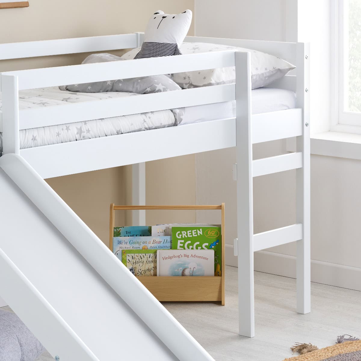 Frankie Midi Sleeper With Slide - White - Image 6