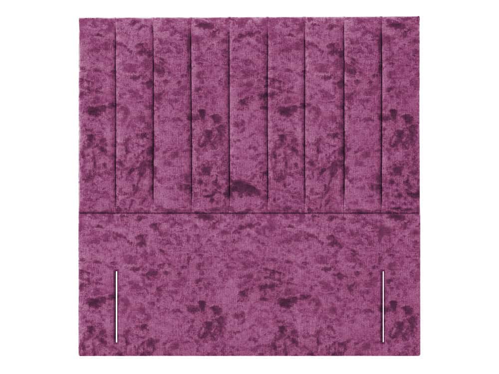 Apollo 5ft Madrid Headboard - Glitz Purple | Buy Online | Beds.ie