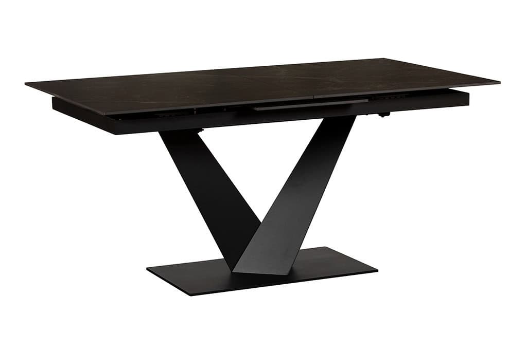 Baker Furniture Sintered Stone Extending Table (160-205cm) - Black | Buy Online | Beds.ie