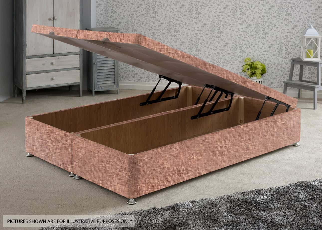 Apollo 6ft Azzure Lavender Front Opening Ottoman Base | Buy Online | Beds.ie