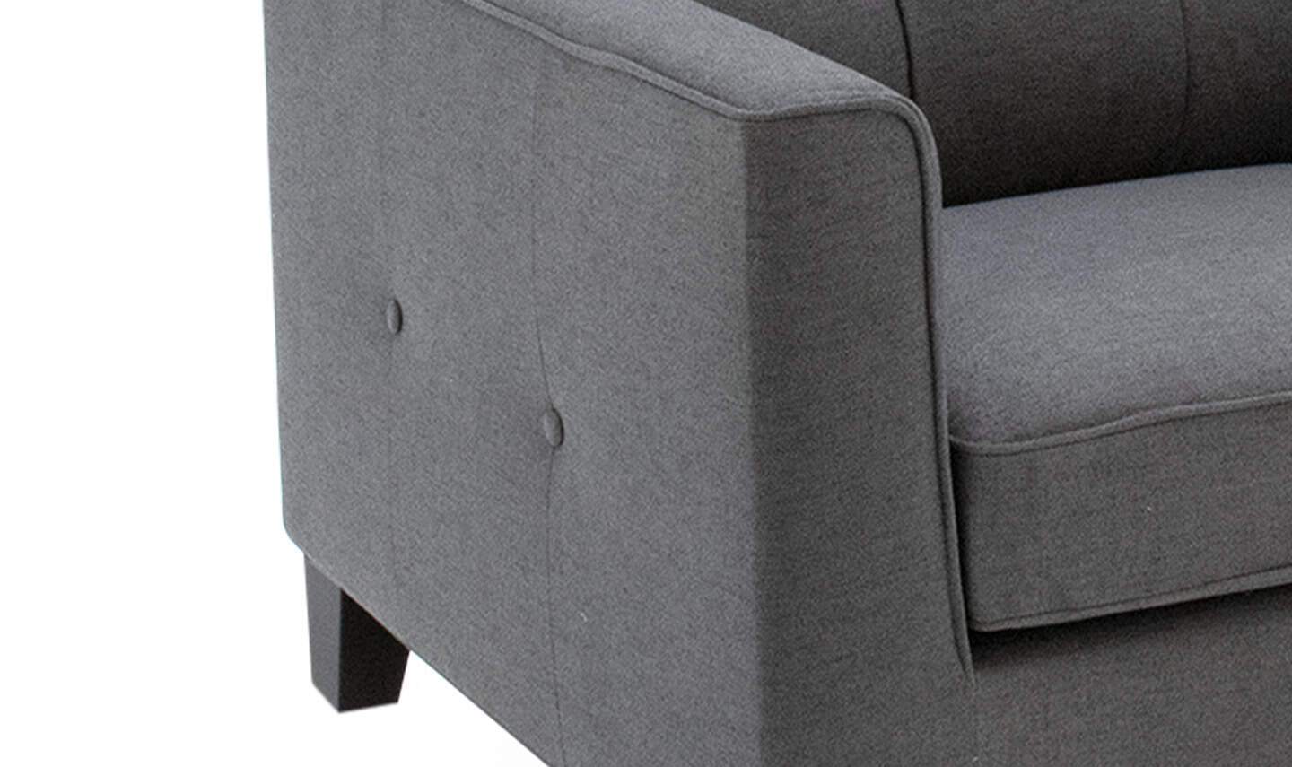 Astrid Armchair - Charcoal Fabric - Image 3