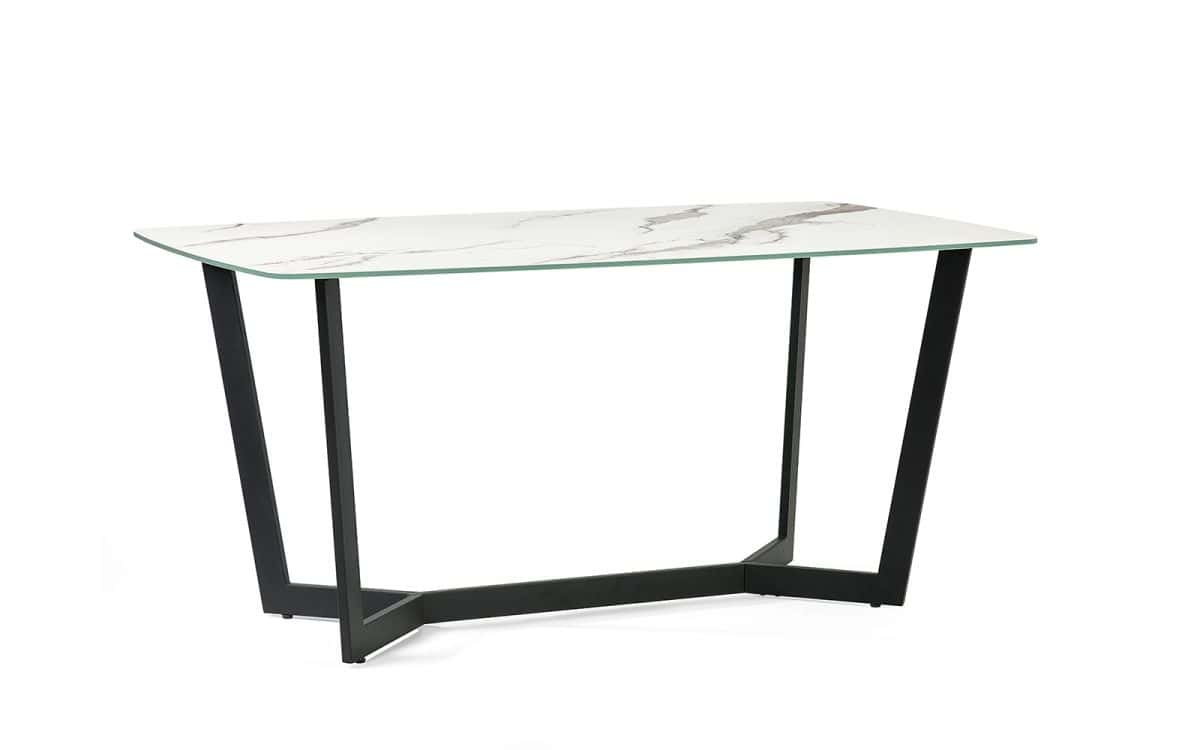 Elysium Dining Table - White Marble Effect - Image 2