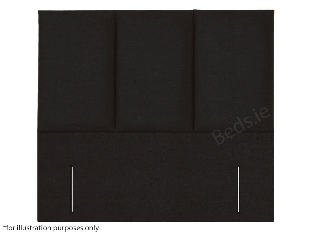 Apollo 6ft Monaco Headboard - Azzure Black | Buy Online | Beds.ie
