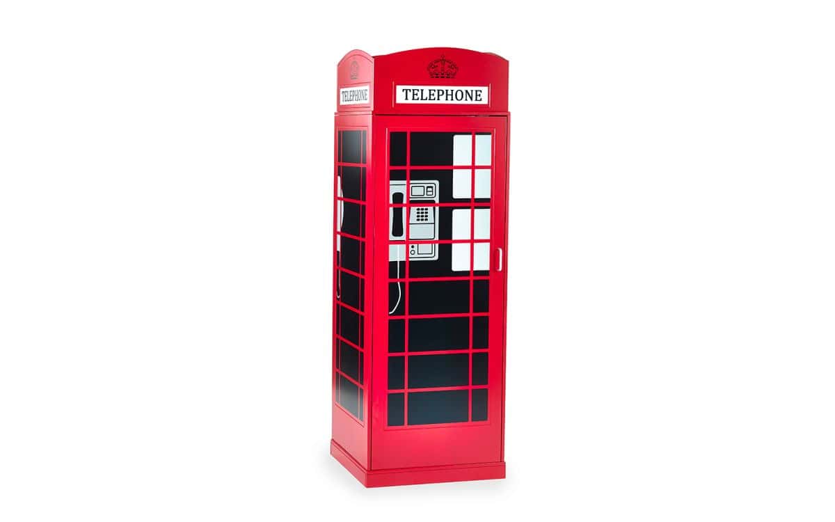 London Phone Box Wardrobe - Red - Image 9