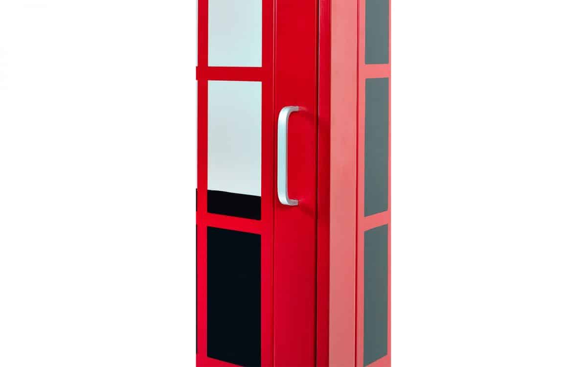 London Phone Box Wardrobe - Red - Image 11
