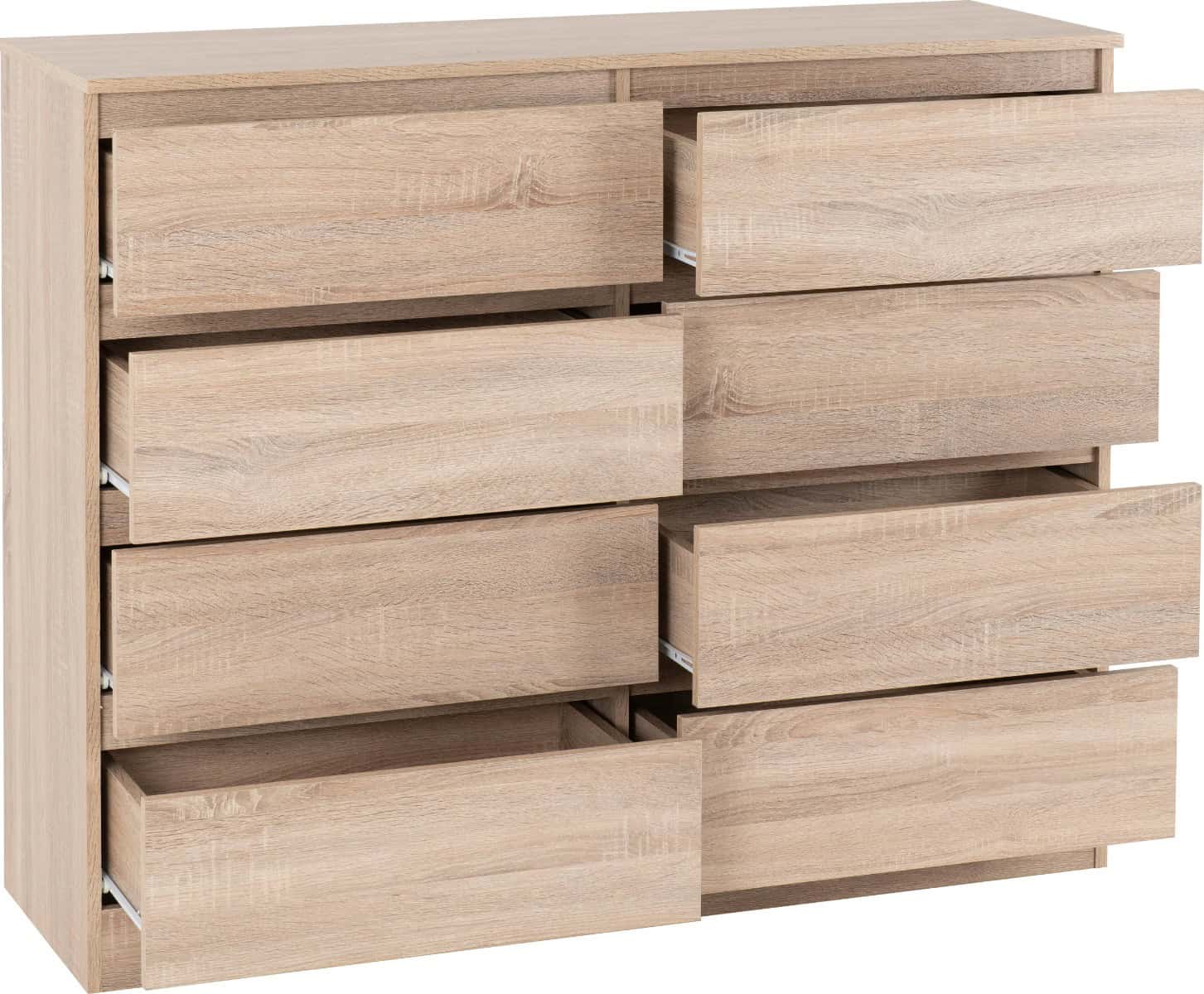 Malvern 8 Drawer Chest - Sonoma Oak - Image 2