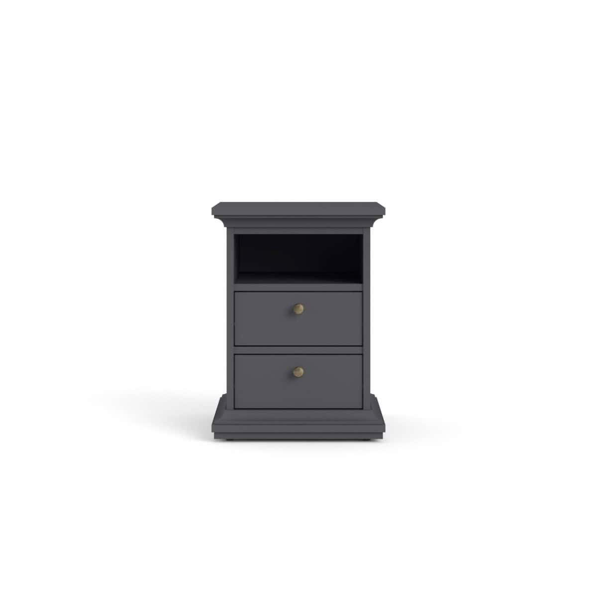 Paris Small Bedside - Grey | Buy Online | Beds.ie