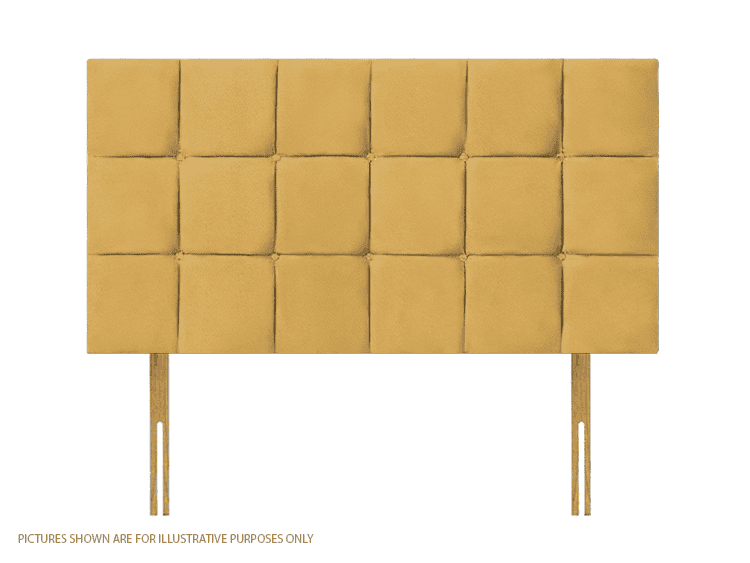 Apollo 2ft6 Croydon Headboard - Velvet Beige | Buy Online | Beds.ie