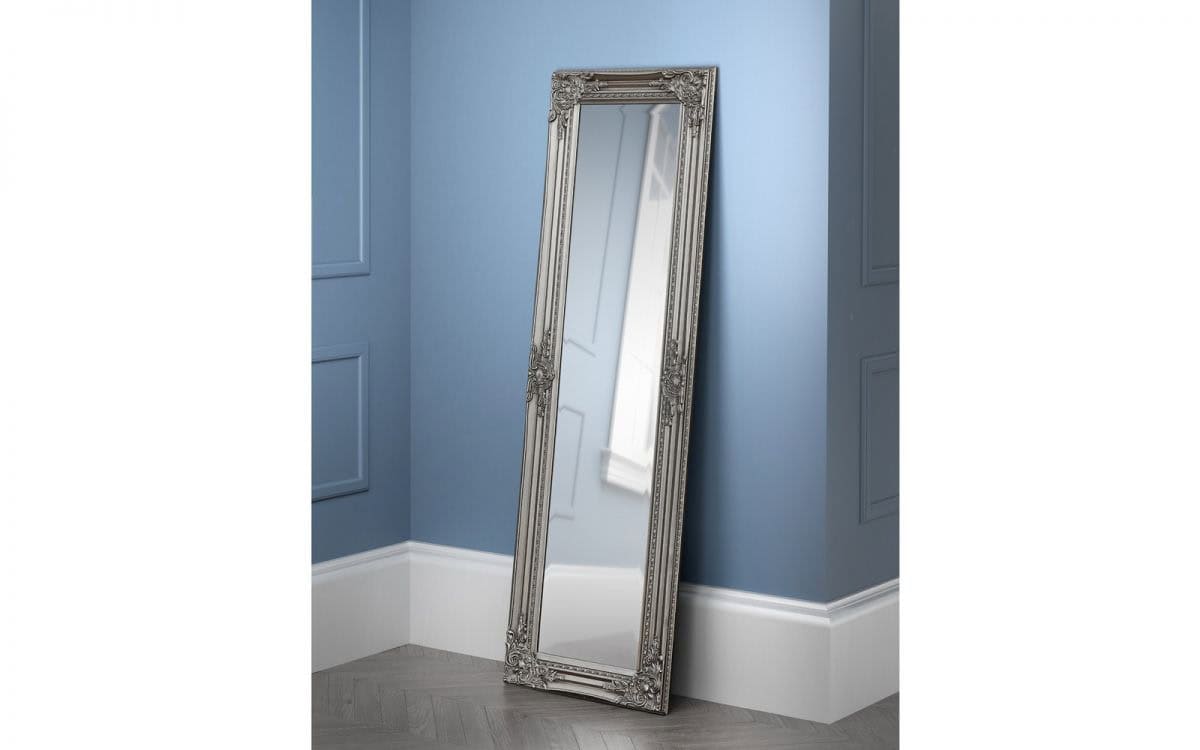 Buckingham Dress Mirror - Pewter | Buy Online | Beds.ie
