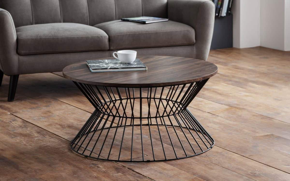 Staten Round Coffee Table - Walnut | Buy Online | Beds.ie