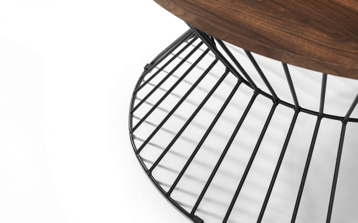Staten Round Coffee Table - Walnut - Image 5