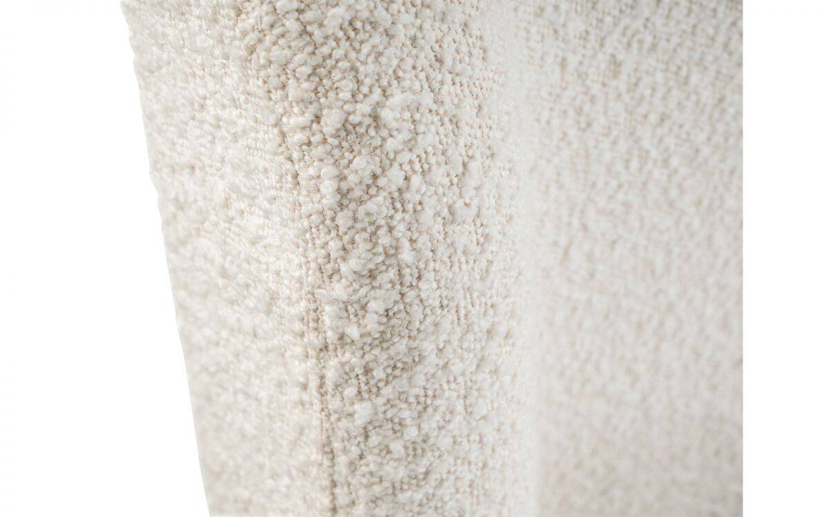 Ederson 4ft6 Boucle Bedframe - Ivory - Image 8