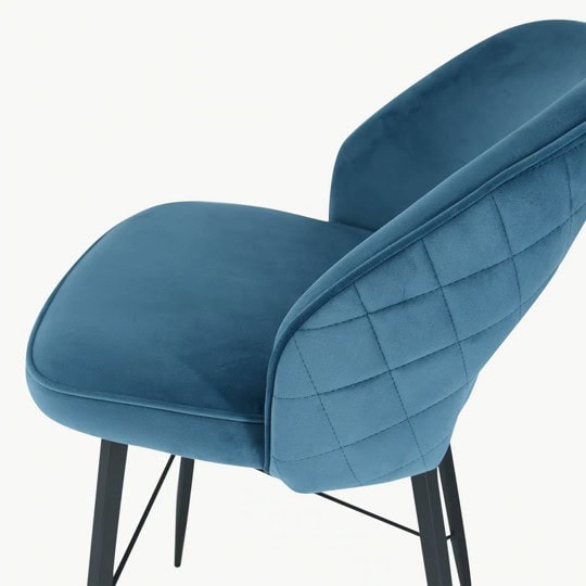 Sutton Stool - Teal Velvet (Set of 2) - Image 3