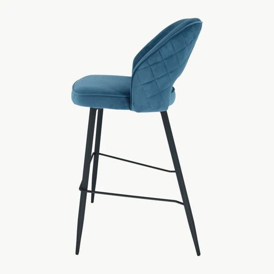 Sutton Stool - Teal Velvet (Set of 2) - Image 4