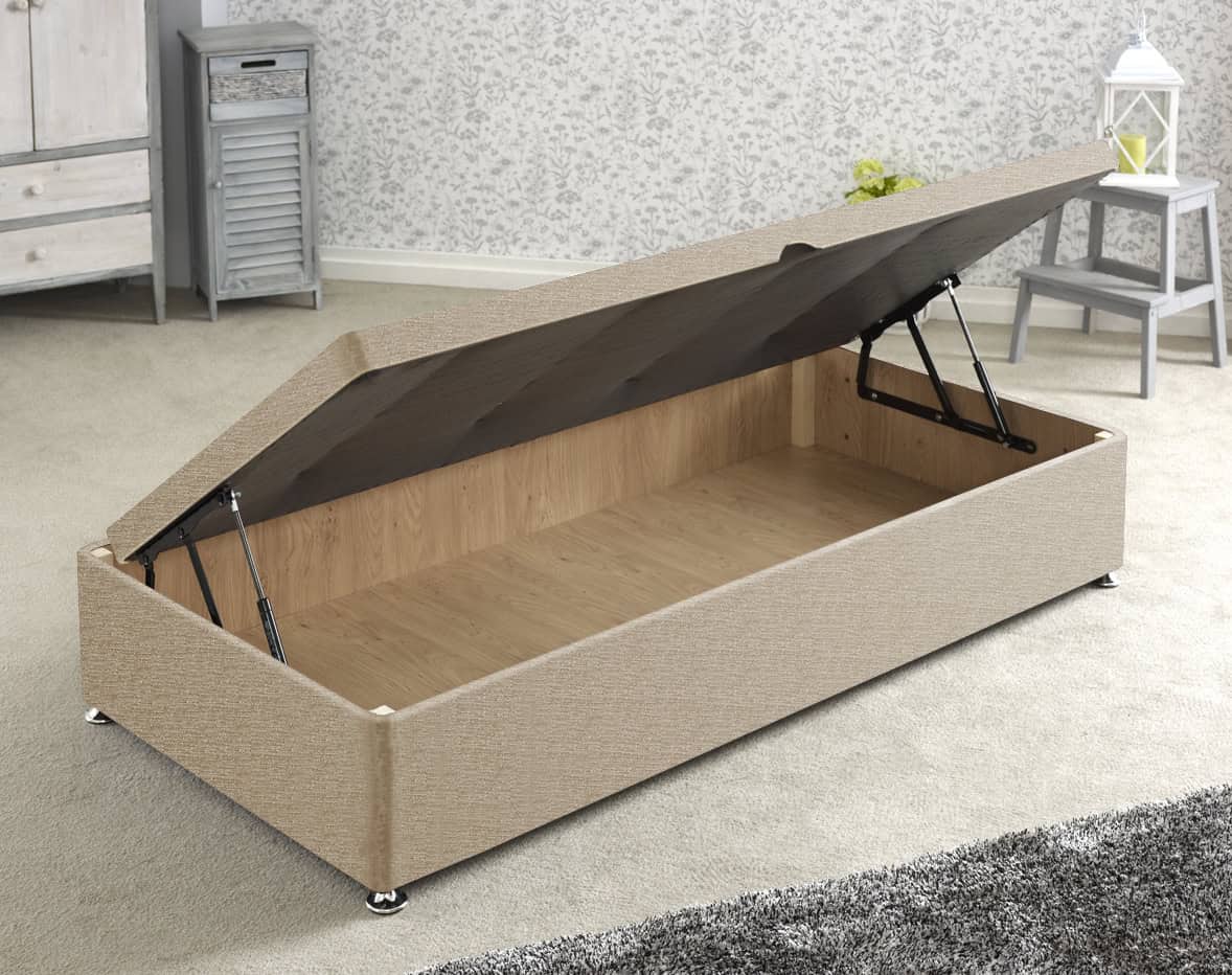 Apollo 3ft Beige Side Ottoman Base | Buy Online | Beds.ie