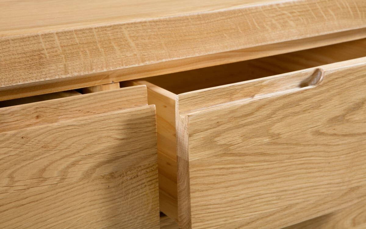Contour 3+2 Drawer Chest - Waxed Oak - Image 4