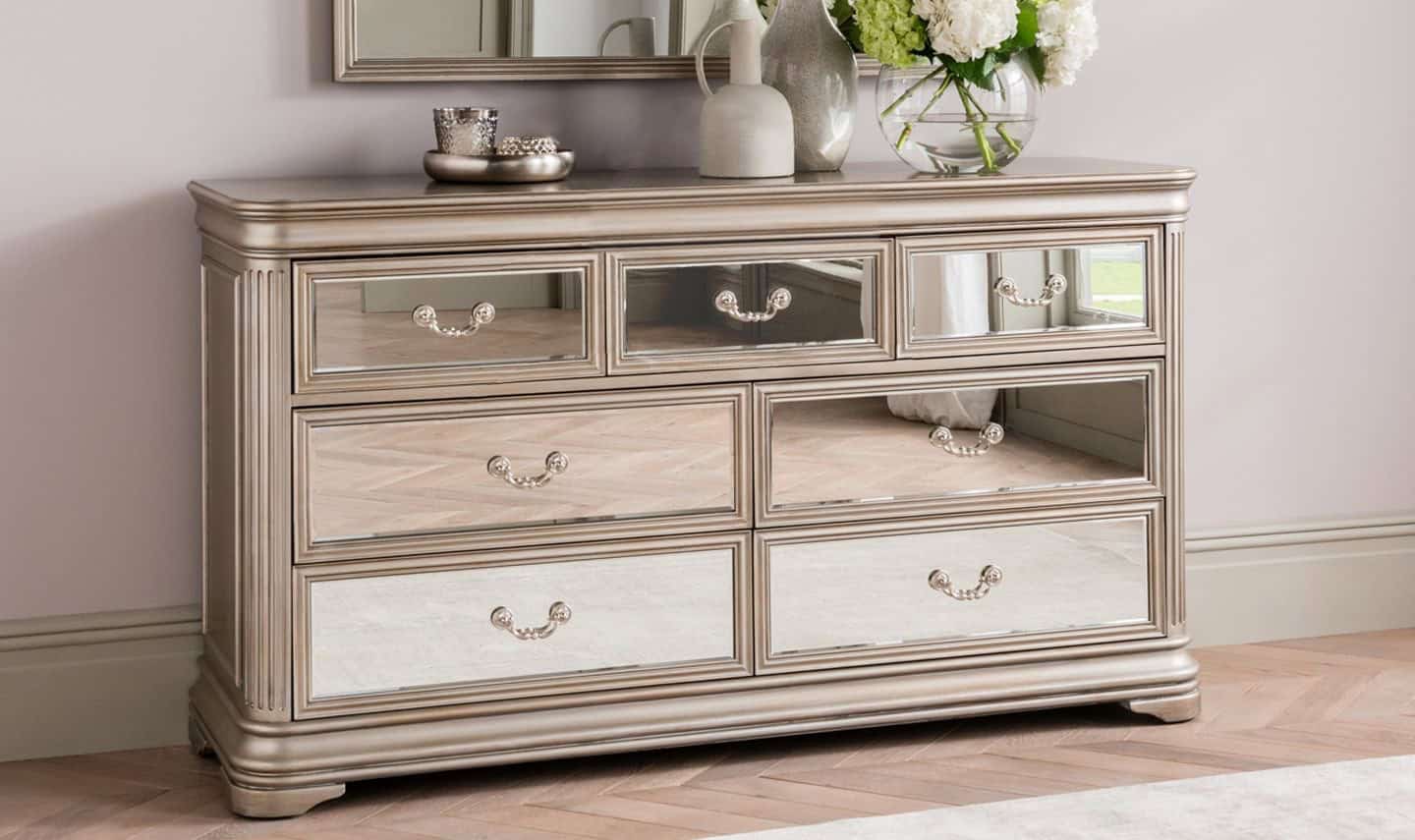 Jessica Dressing Chest - Taupe | Buy Online | Beds.ie