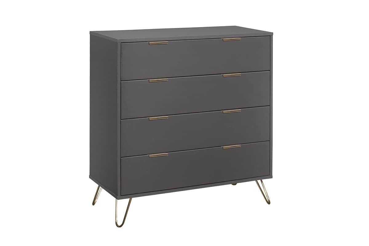 Arlo 4 Drawer Chest - Charcoal - Image 2